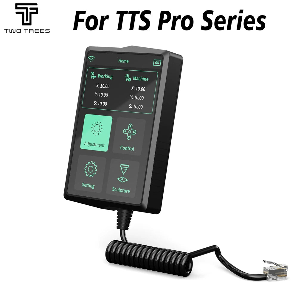 Pantalla táctil TwoTrees de 3,5" para grabador láser portátil de la serie TTS Pro, compatible con TTS-55 Pro, TTS-10 Pro y TTS-20Pro