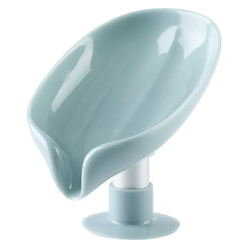 Soap box, soap rack, suction cup, wall-mounted, no punching, no water accumulation, household artifact
