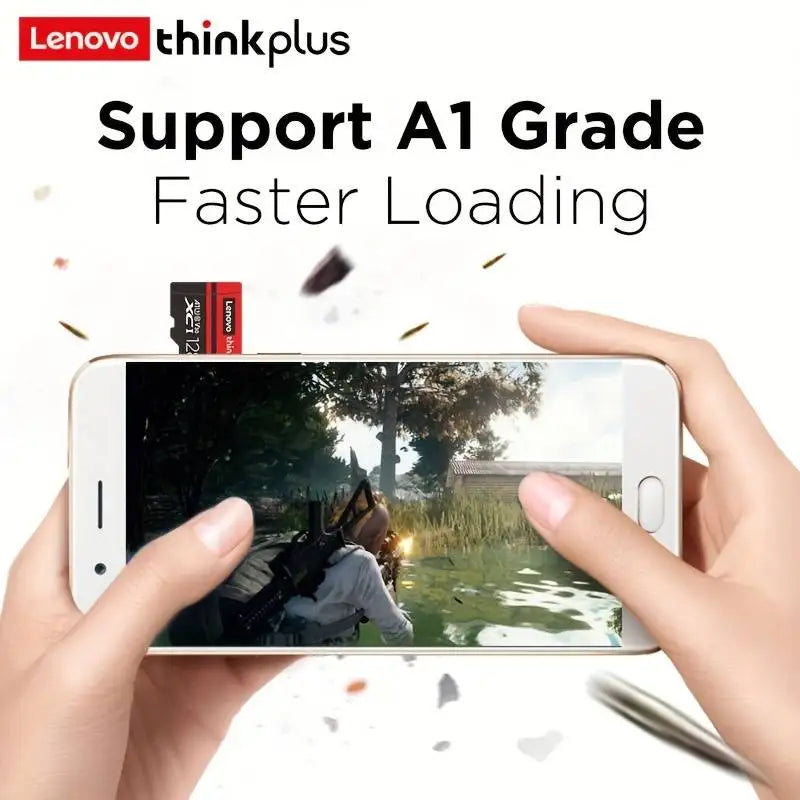 Lenovo ThinkPlus Mini SD Card Class 10 TF Flash Card 256GB 128GB 64GB 32GB Red & Black Memory Card For Mobile Phone PC Speaker H