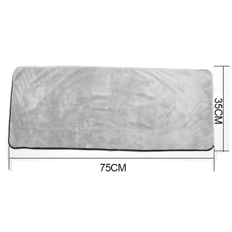 Toalla de microfibra para lavado de autos, paño de limpieza para autos de súper absorción, toalla de microfibra premium para auto, secado único