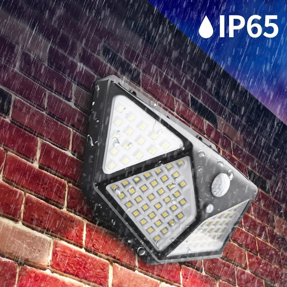 Lámpara solar multifuncional para decoración de jardín al aire libre, luz LED solar, foco impermeable alimentado por luz solar con sensor de movimiento.