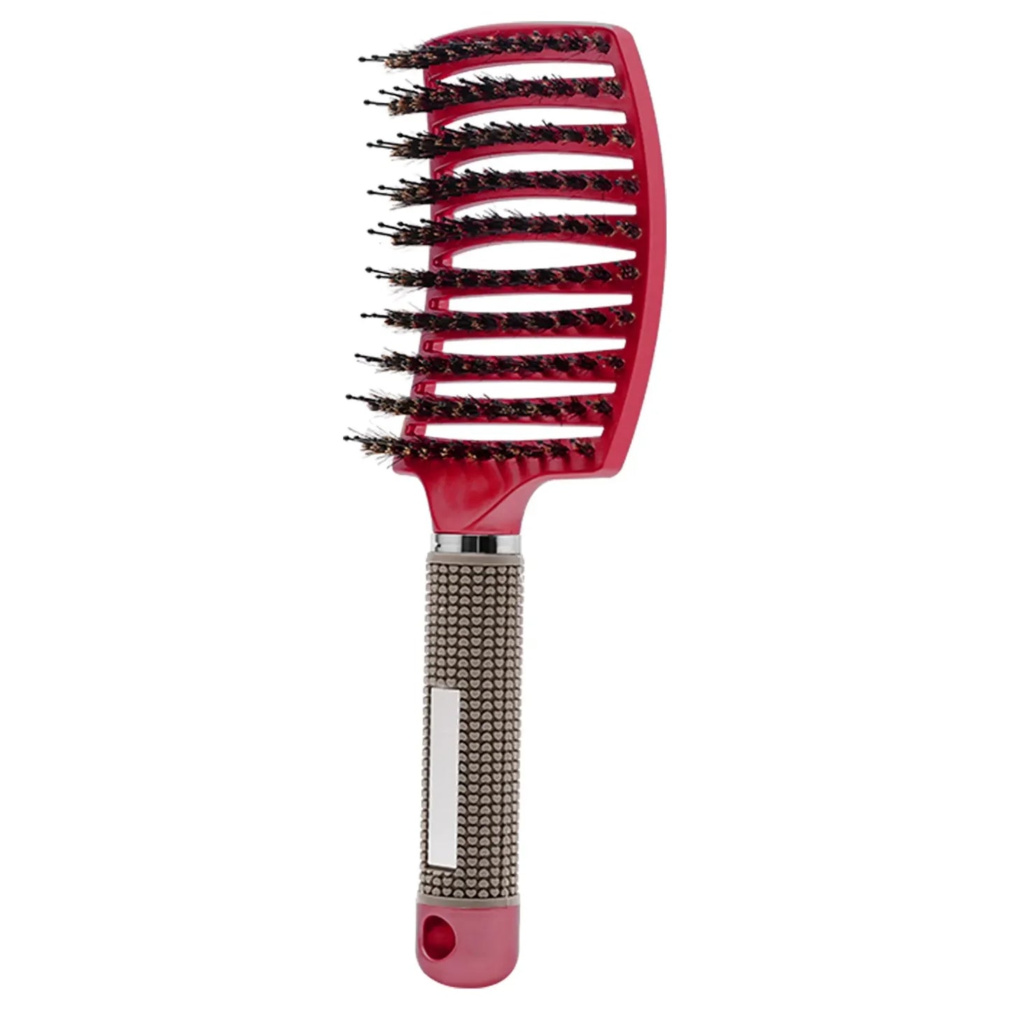 Cepillo para el cabello, peine para desenredar, cepillo para el cabello con cerdas y nailon, peine de masaje húmedo para mujeres, herramientas de peluquería para rizos.