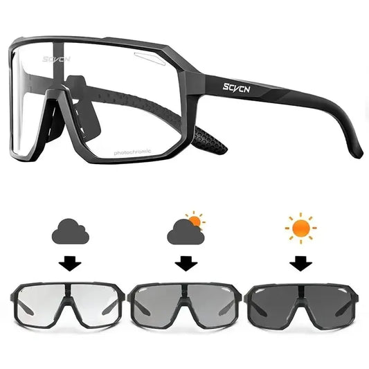 Gafas de ciclismo fotocromáticas para hombre y mujer, gafas para bicicleta de montaña y carretera, nuevas para ciclismo, deportes al aire libre, senderismo