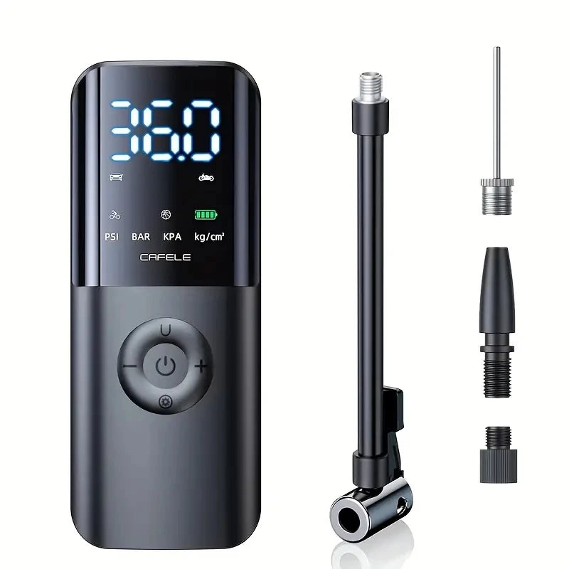 Car Wireless Air Pump Portable Car Tire Automatic High Pressure Electronic Inflator With Flashlight 4000mAh 150PSI Air Compresso