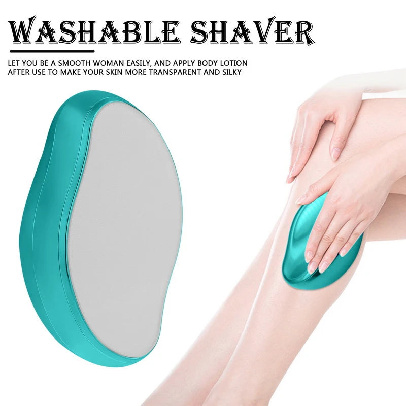 Hot Crystal Painless Physical Hair Removal Epilators Crystal Glass Easy Cleaning Reusable Remover Body Care Depilation Tool