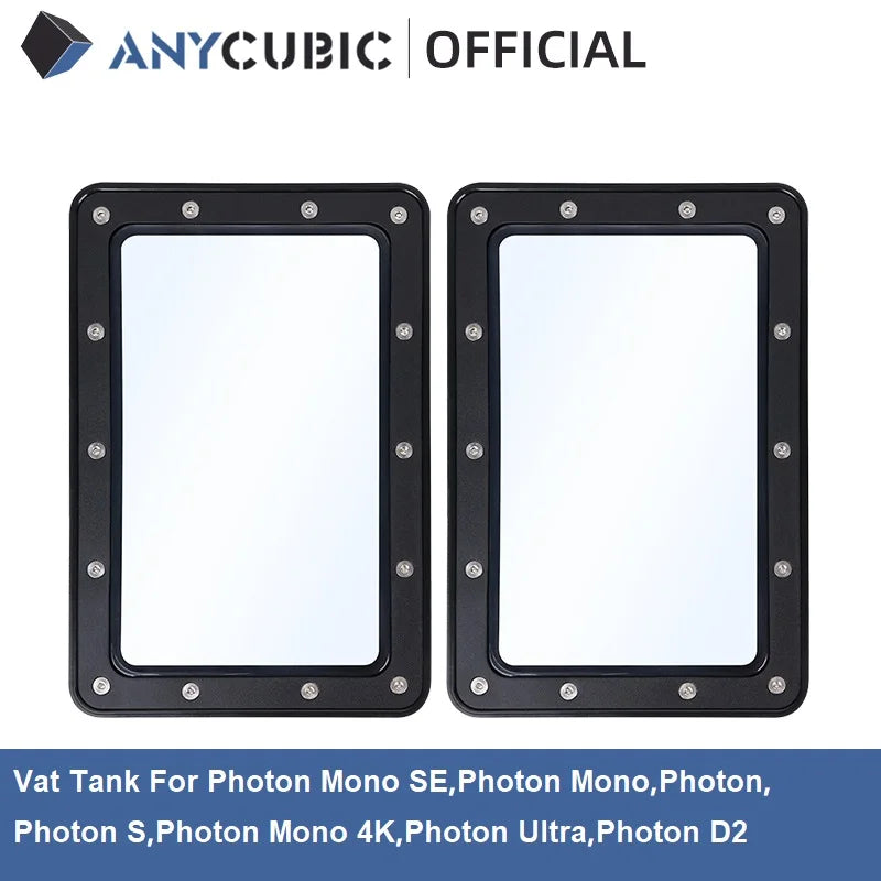Tanque de resina UV ANYCUBIC Photon Mono, pantalla LCD monocromática 2K, placa base y película FEP