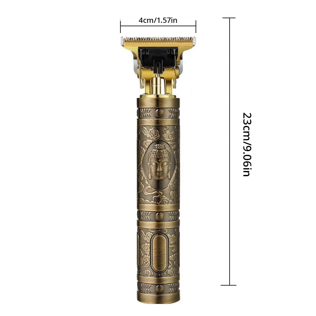 Cortadora de pelo eléctrica profesional inalámbrica por USB, recortadora de barba profesional, kit de corte de pelo, máquina cortadora de pelo