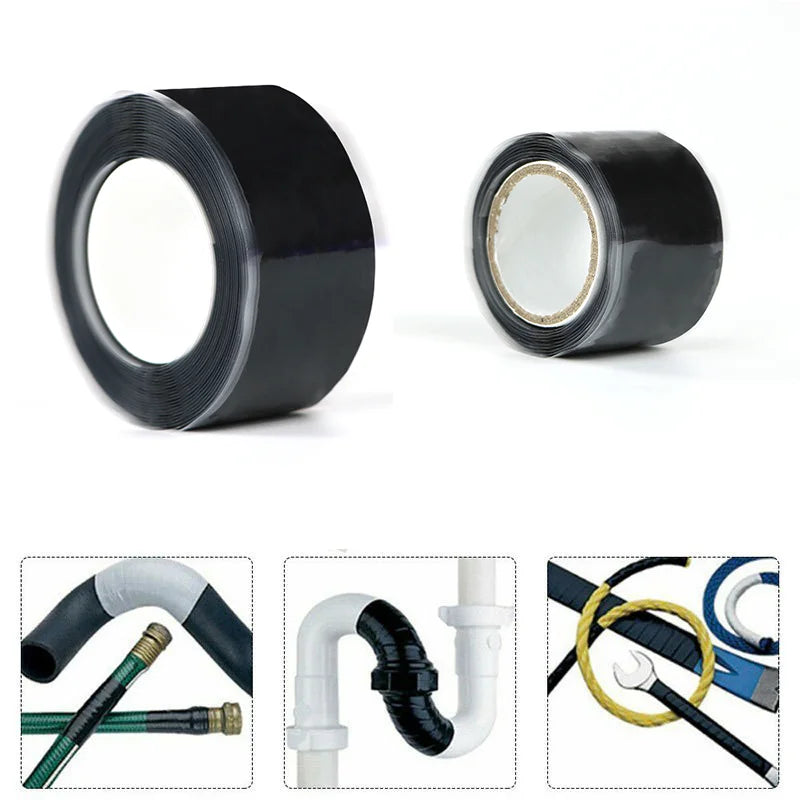 1Roll Self-adhesive Waterproof Tape With High Pressure Resistance And Strong Leak-stopping And Water-stopping Repair
