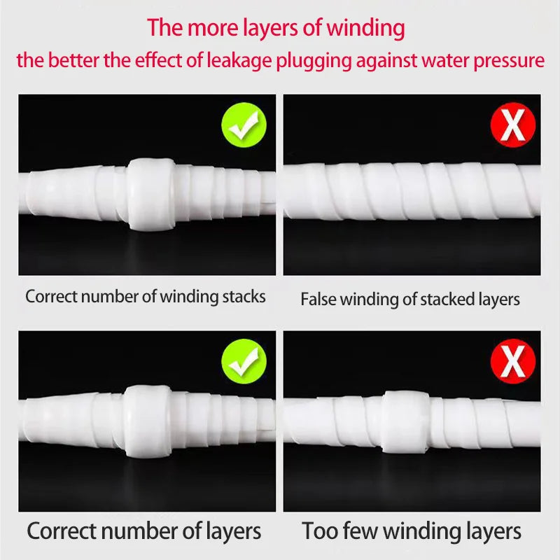 1Roll Self-adhesive Waterproof Tape With High Pressure Resistance And Strong Leak-stopping And Water-stopping Repair