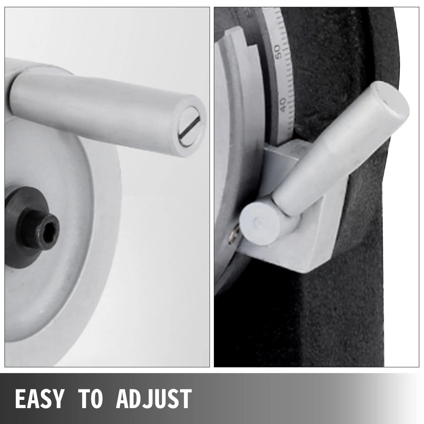 VEVOR Vertical & Horizontal Rotary Table 150mm/5.9In Adjustable Dividing Plate Index System Dividing Head for Milling Machine