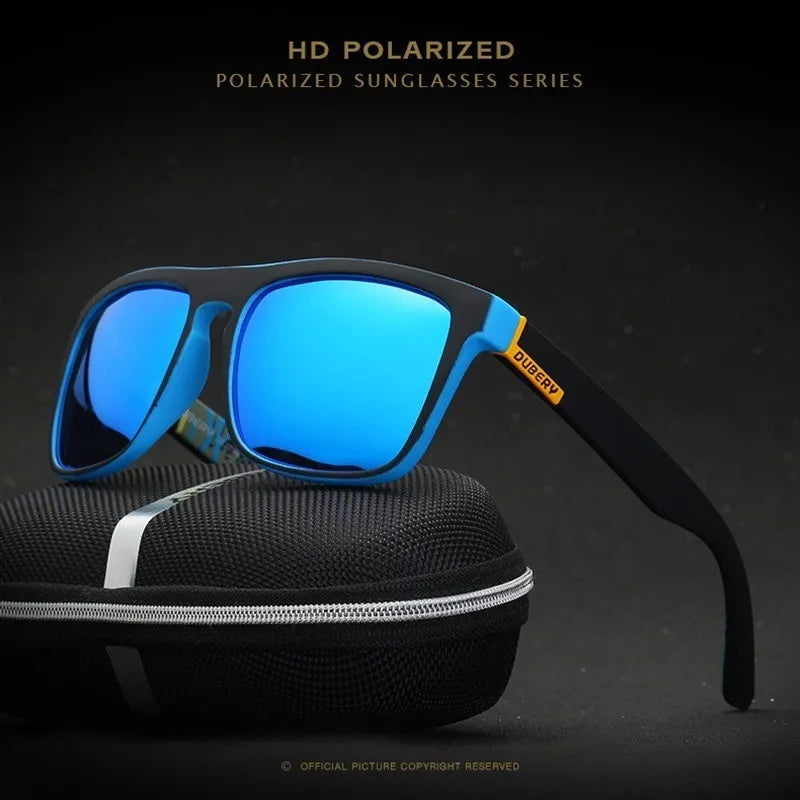Gafas de sol rectangulares para hombre y mujer, deportivas y de pesca, para conducir, para hombre y mujer