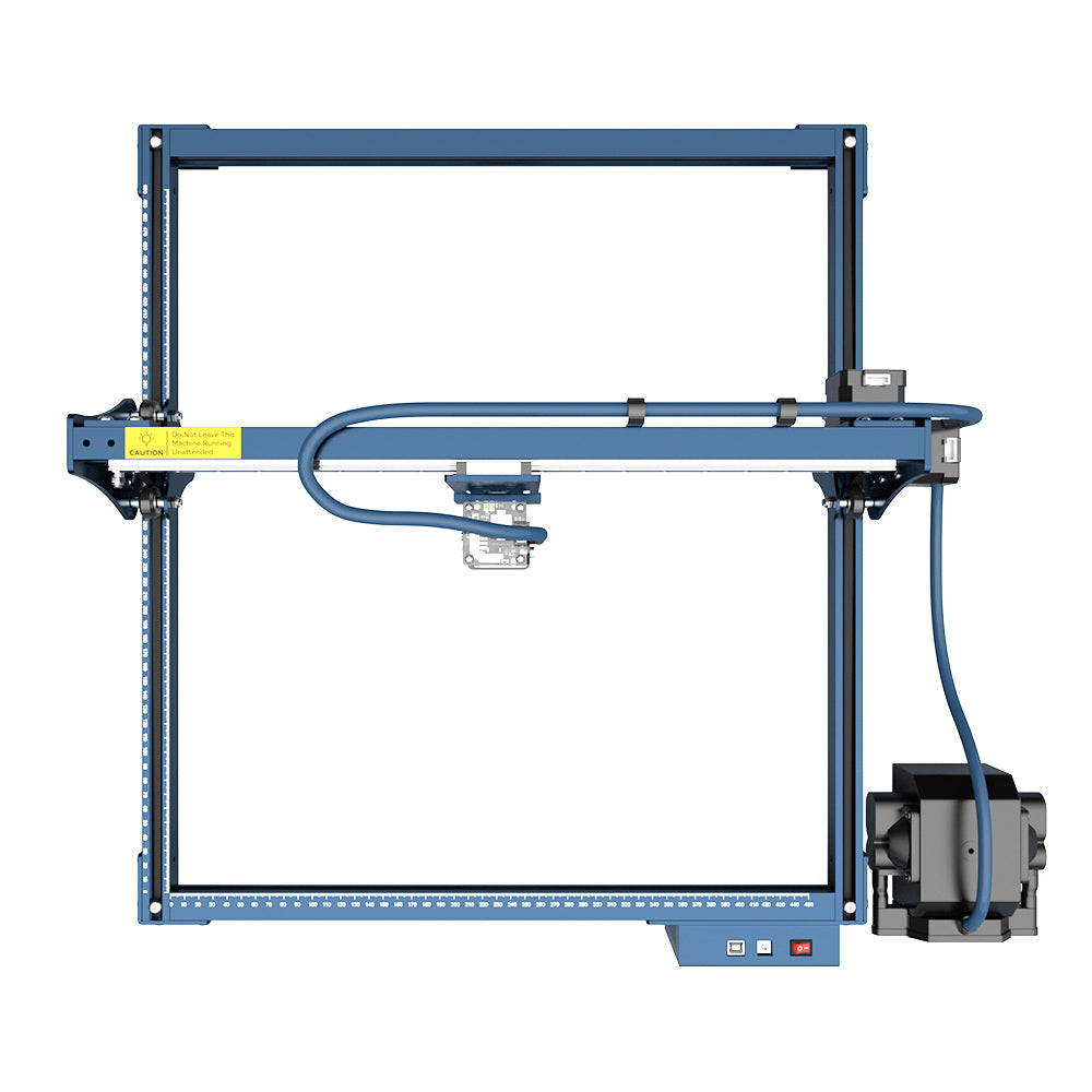 SCULPFUN S30 5W Laser Engraver Cutter, Automatic Air-assist, 0.06*0.06mm Laser Focus, 32-bit Motherboard, Replaceable Lens, Engraving Size 410*400mm, Expandable to 935*905mm