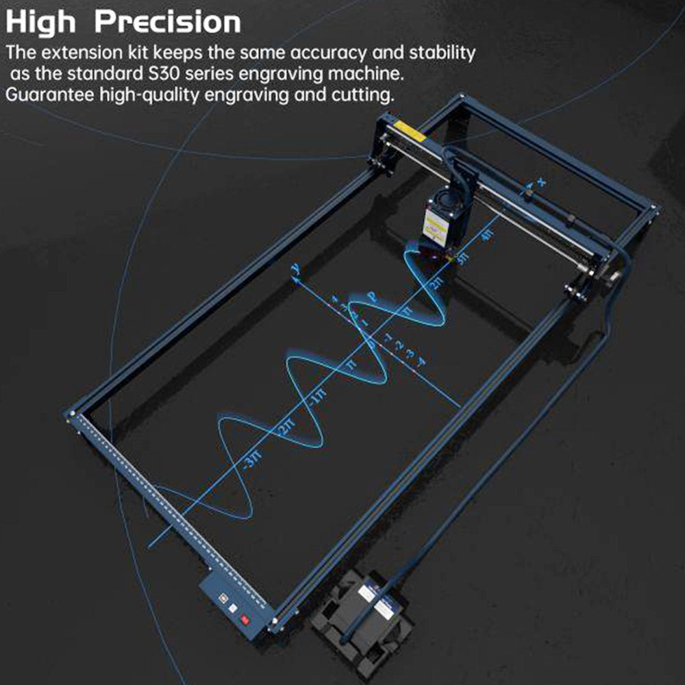 SCULPFUN S30 Series X and Y Axis Expansion Kit, Engraving Area Expandable to 400*935mm