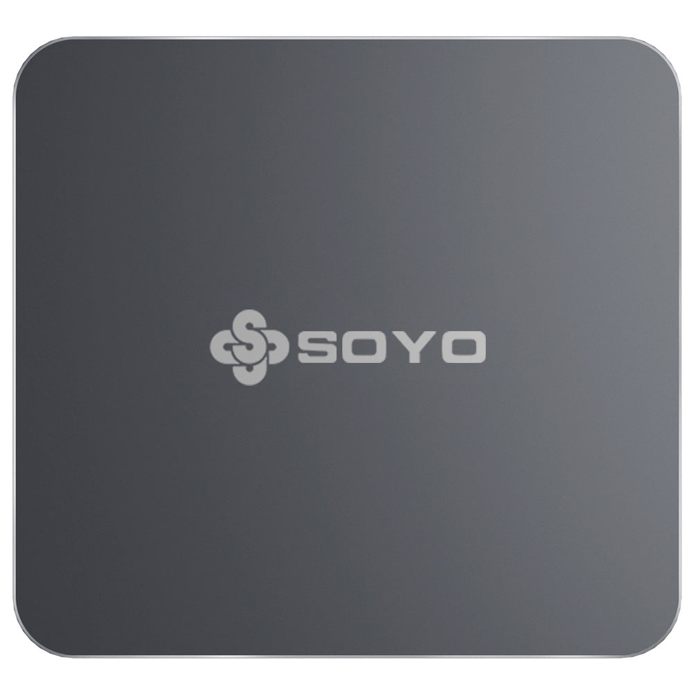 SOYO M2 Plus2 Mini PC, Intel 12th Gen Alder Lake N100 CPU up to 3.4GHz, 16GB DDR4 512GB SATA M.2 2280 SSD, 4K@60Hz Dual Displays, HDMI, WiFi 5 & Bluetooth 5.0 Mini Computer for Business, Education and Office