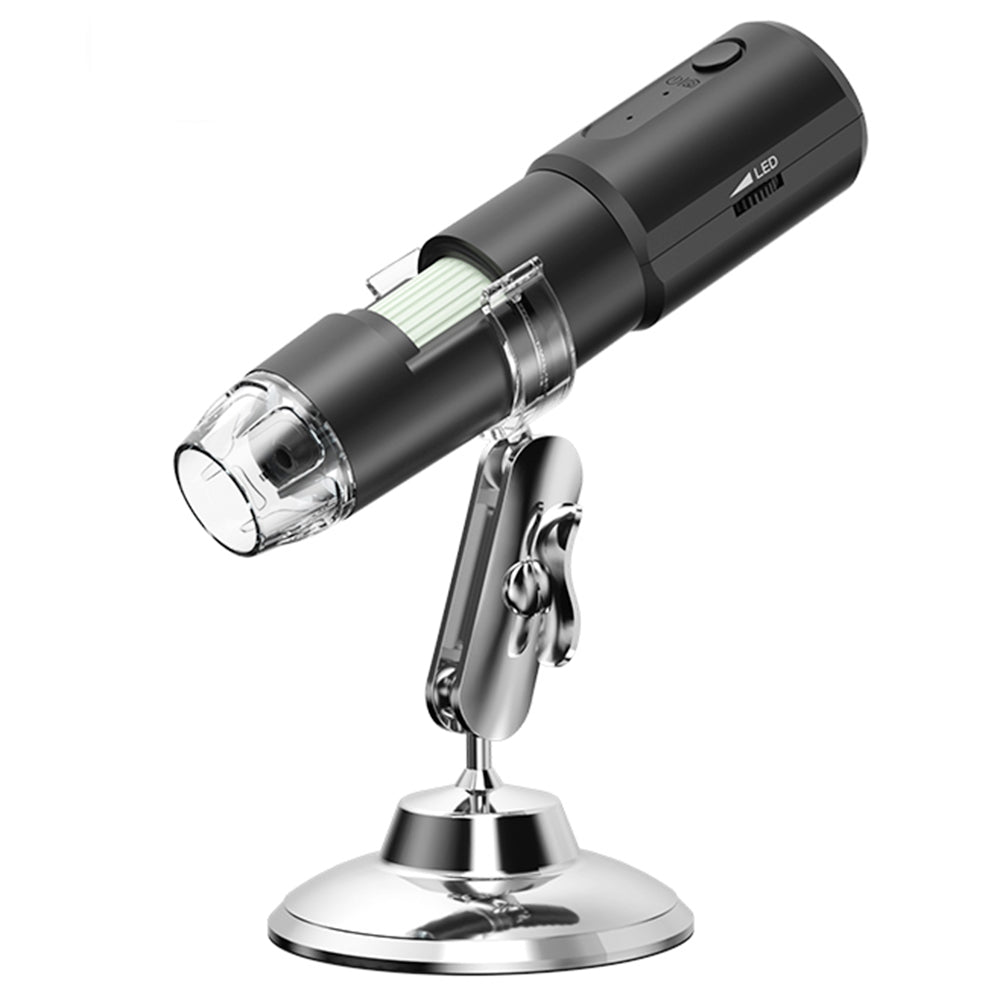 SUNUO 314 Smart WiFi Microscope, 0.3MP Pixel, 360 Degree Rotation Base, 1000X Zoom, 8 LED Lights