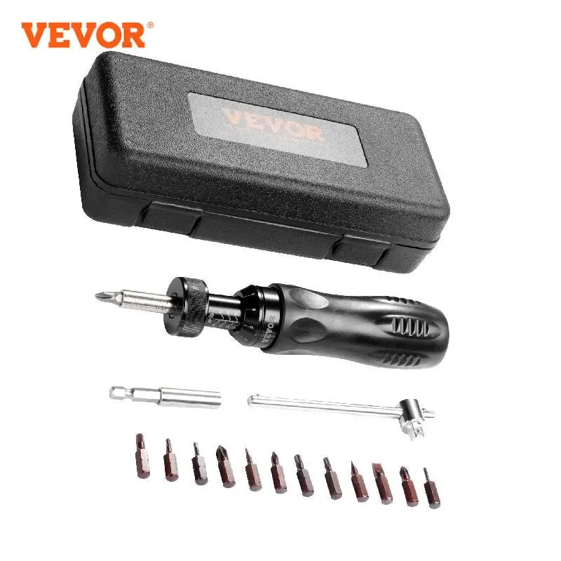 Destornillador dinamométrico VEVOR de 1/4", llave dinamométrica para electricistas, con escala de 10 a 70 in/lb.