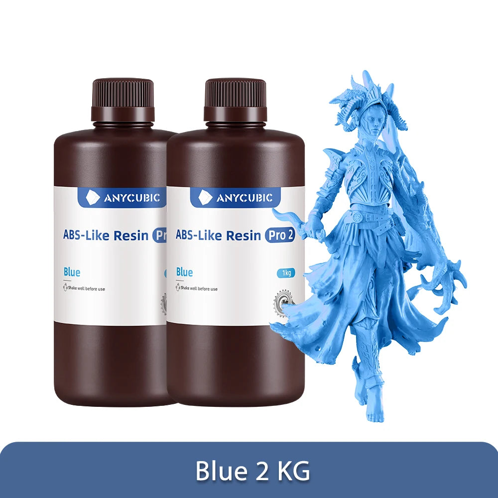 ANYCUBIC ABS Pro 2 Resin 405nm Photosensitive Polyresin High Precision with Minimal Shrinkage for LCD 3D Printer