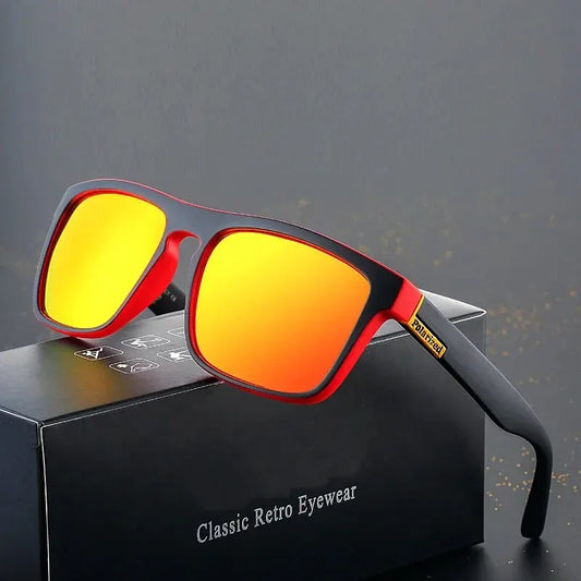 Gafas de sol para conducir con montura metálica, antirreflejos, UV400, para hombre y mujer