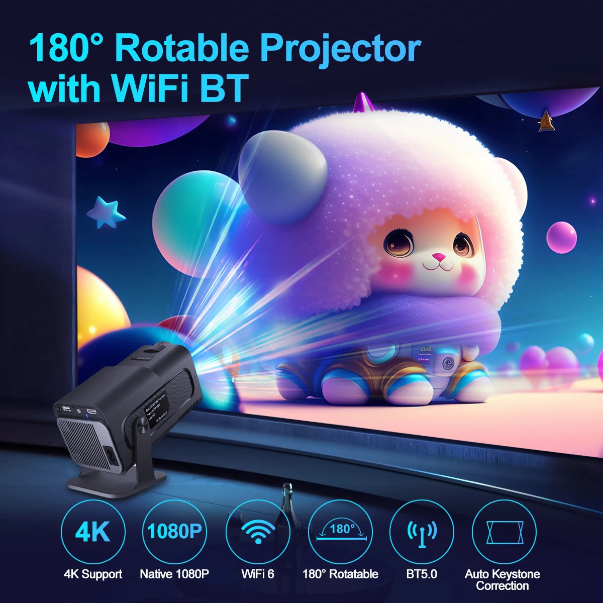Magcubic HY320 4K Android Projector