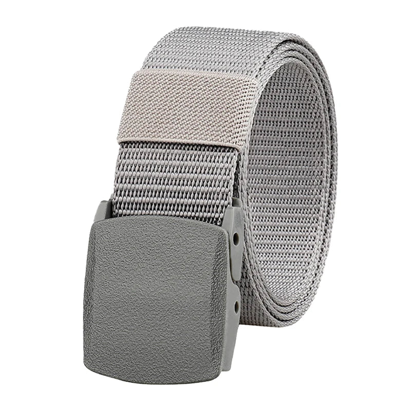 Cinturón informal elegante: nailon sintético duradero, antiestático, con hebilla fácil de ajustar: perfecto para el día a día.