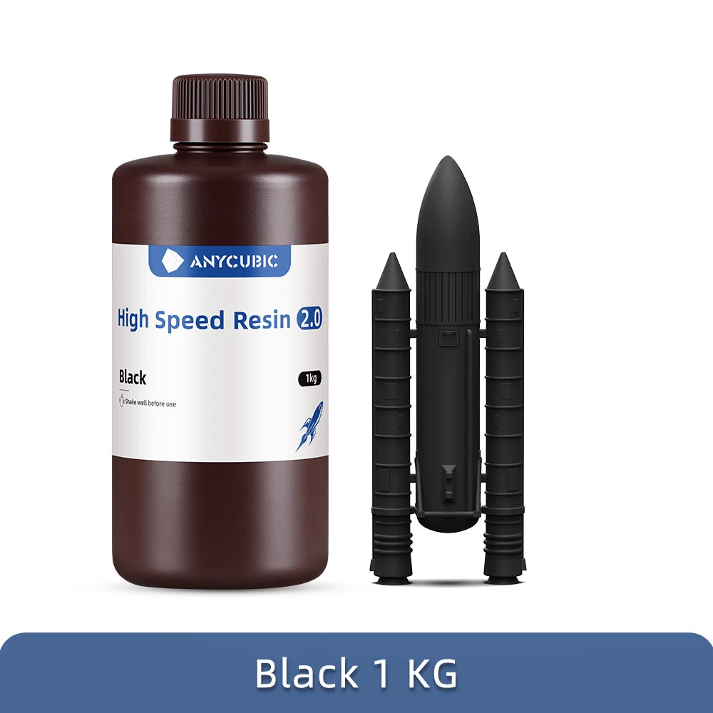 Resina UV de alta velocidad ANYCUBIC de baja viscosidad y velocidad de impresión 5 veces mayor para impresora 3D LCD Photon Mono M5S