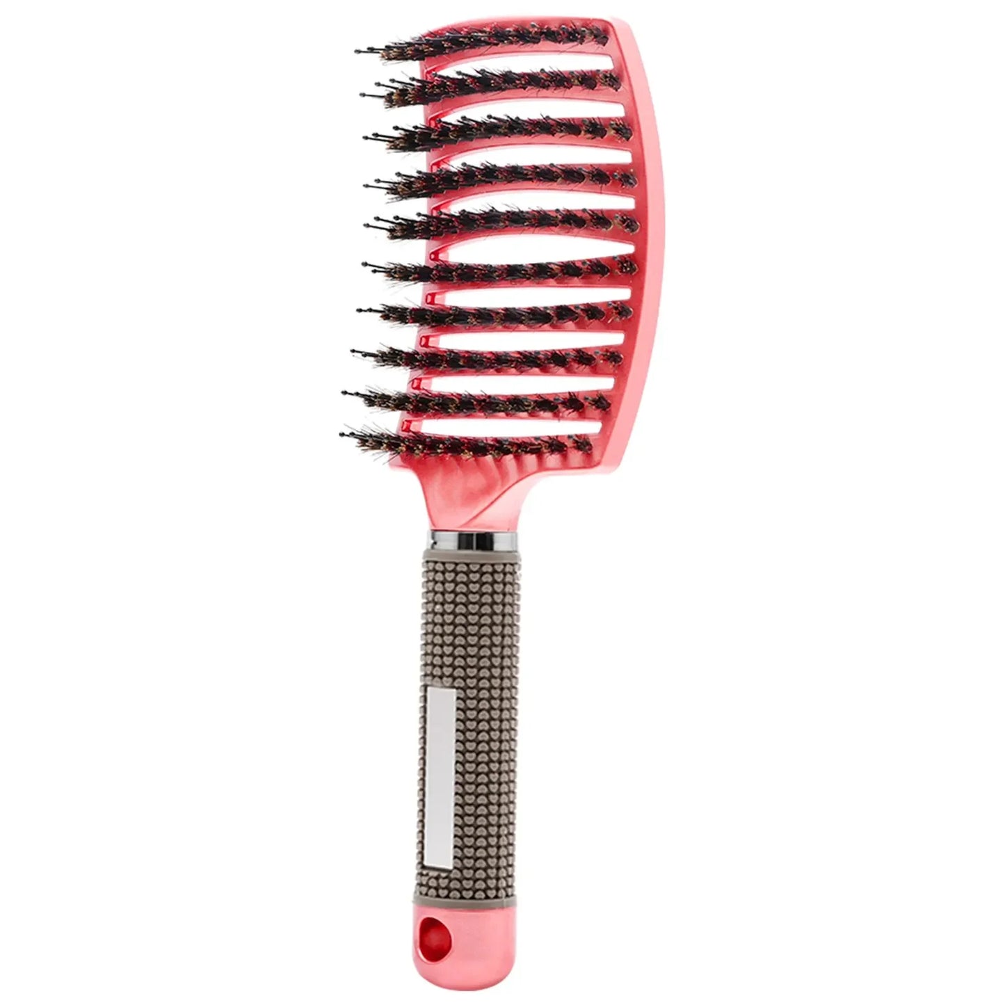 Cepillo para el cabello, peine para desenredar, cepillo para el cabello con cerdas y nailon, peine de masaje húmedo para mujeres, herramientas de peluquería para rizos.