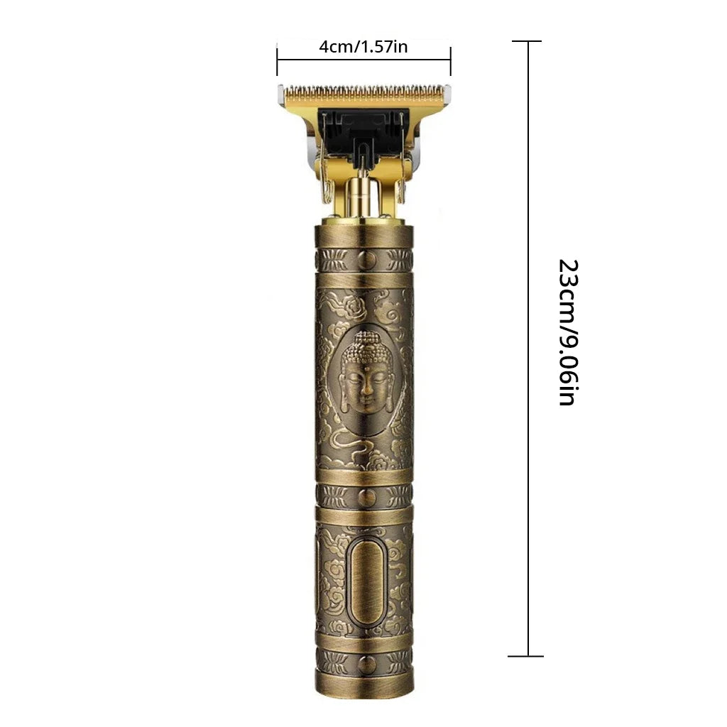 Cortadora de pelo eléctrica profesional inalámbrica por USB, recortadora de barba profesional, kit de corte de pelo, máquina cortadora de pelo