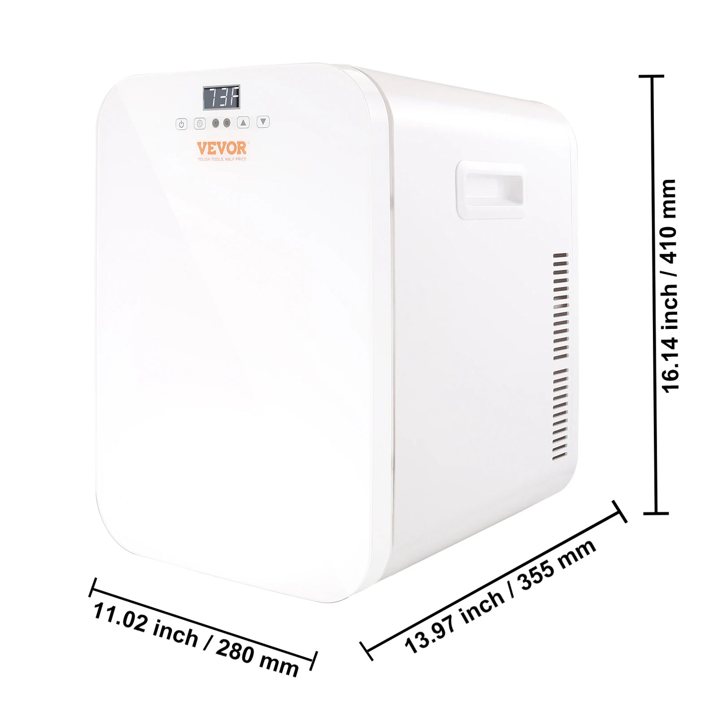 VEVOR Mini Skincare Fridges Portable Small Beverage Refrigerator for Bedroom Office Car Dorm Cool Warmer for Cosmetic Drink Milk