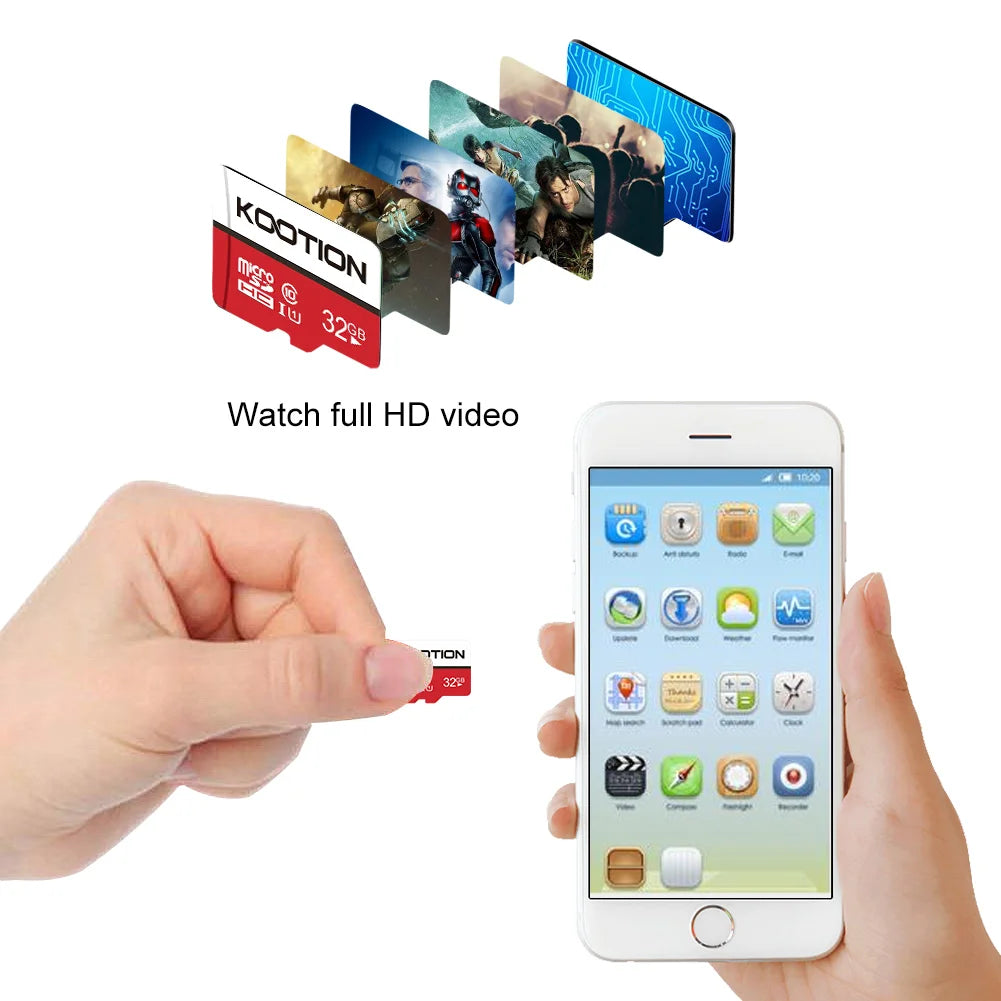 Mini SD Memory Card 32GB U1 High Speed Flash TF Card for TV Drone Computer 32G SD Card MicroTF SD Card A1