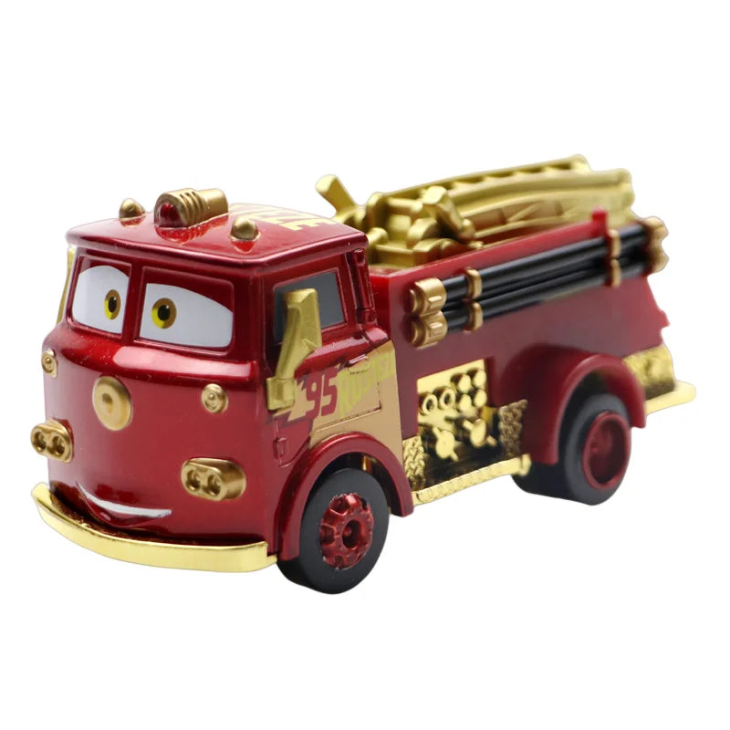 Cars Disney Pixar Cars Lightning McQueen 1:55 Alloy Metal Model Car Toy Mater Sheriff Metal Toys Vehicles Boy Children Gifts
