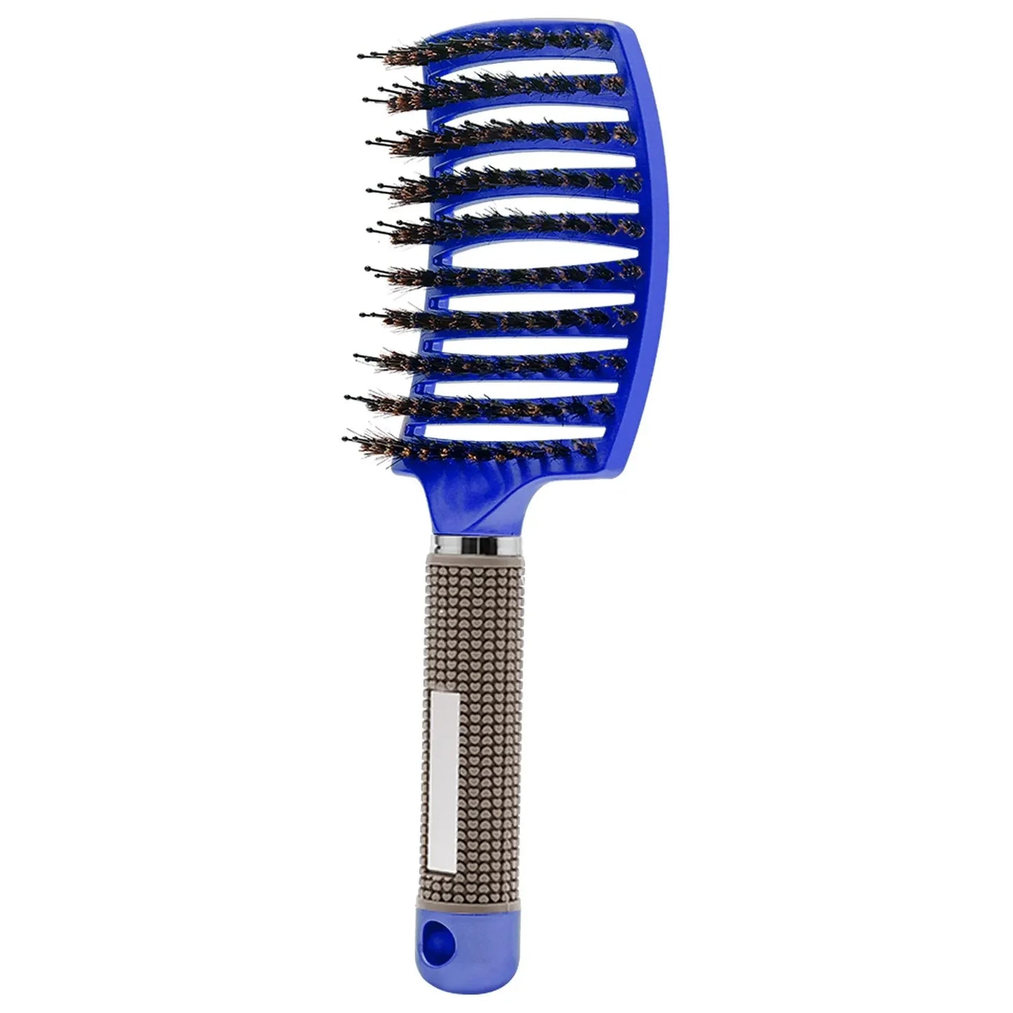 Cepillo para el cabello, peine para desenredar, cepillo para el cabello con cerdas y nailon, peine de masaje húmedo para mujeres, herramientas de peluquería para rizos.