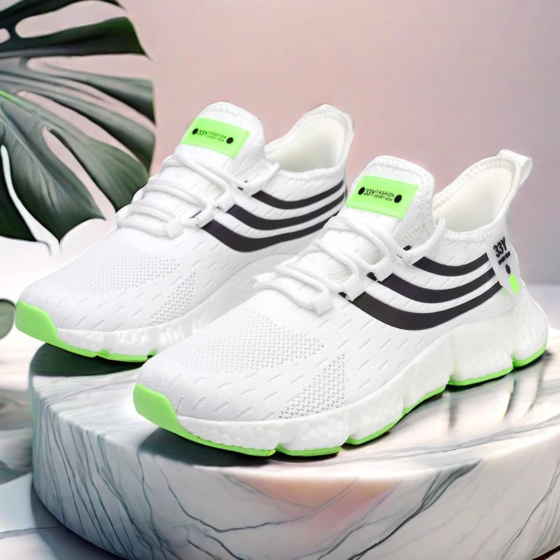 Men Running Shoes Lightweight Sneakers Breathable Tennis Shoe Non-Slip Sports Outdoor Casual Walking Footwear Climbing Hiking