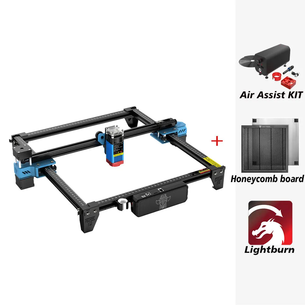 TwoTrees Beginner Laser Engraver Wifi Offline Control 40W DIY Woodworking Laser Engraving Cutting Machine Cnc Machine