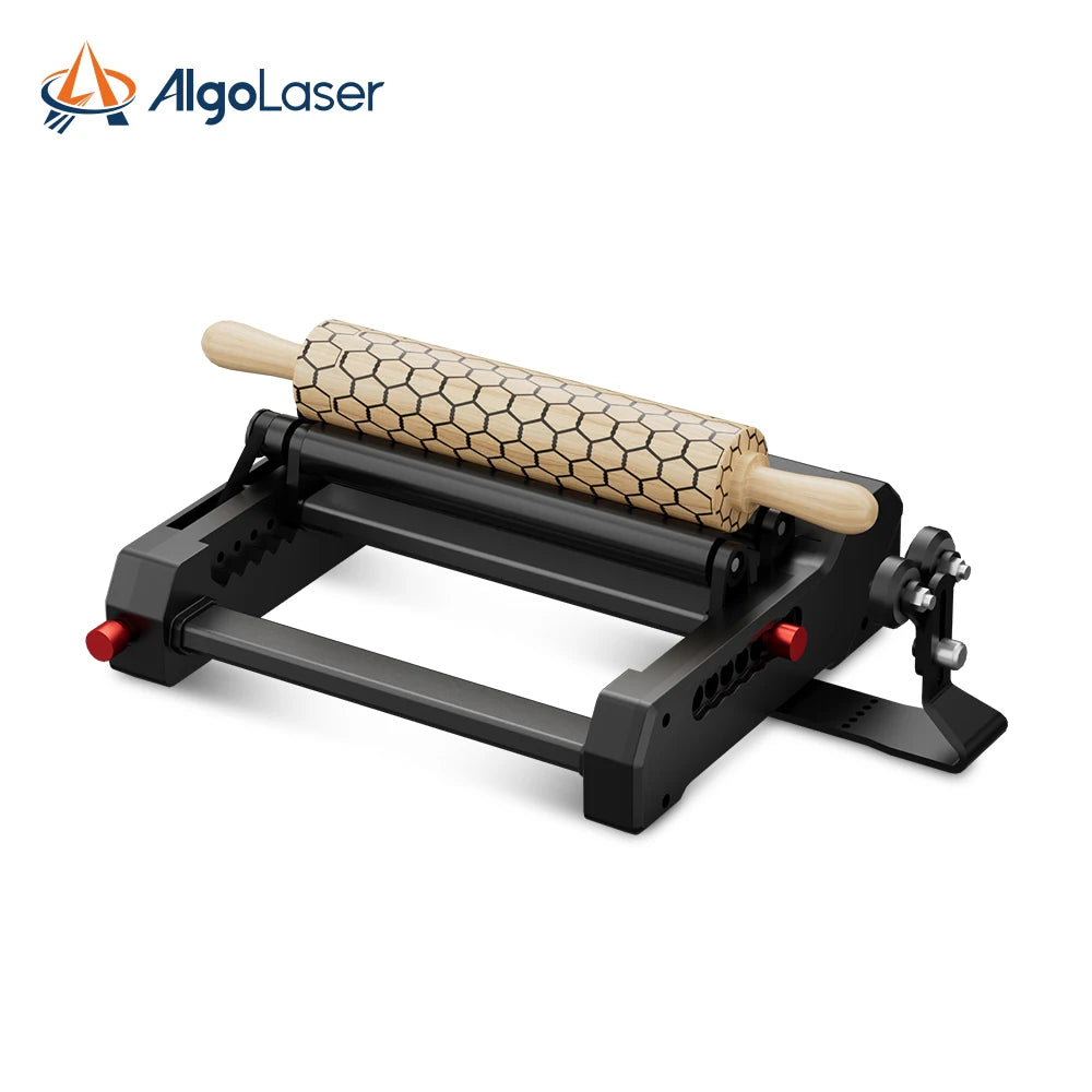 AlgoLase Laser Rotary Roller RR2 Laser Engraver Yaxis Roller 360° Rotating for 6-150mm Cylindrical Object Engraving Diameter