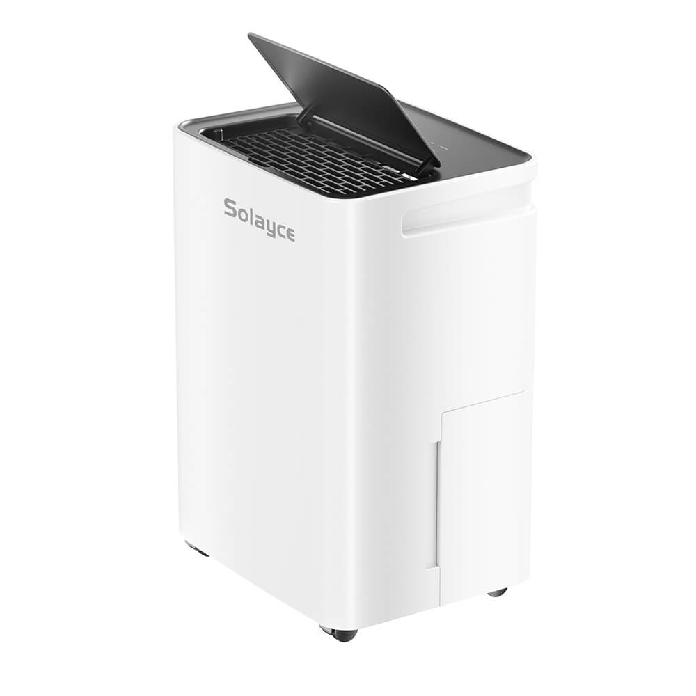 Solayce PD16R-02EE Dehumidifier 16L/24h, 3.2L Large Water Tank, Digital Humidity Display, Coverage Area 50㎡(538 sq. ft), 24H Timer, Ideal for Laundry Drying, Bedroom, Basement, Garage & Kitchen