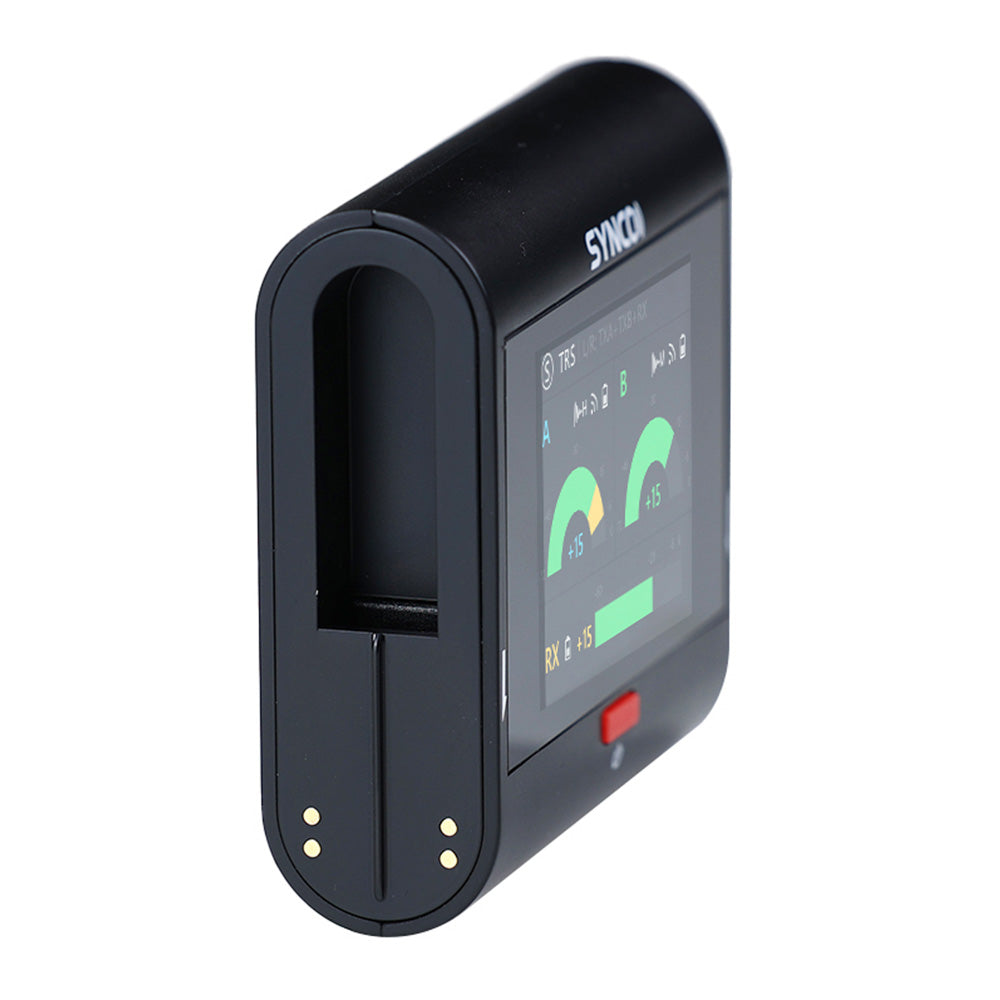 SYNCO G3 Pro Wireless Collar Microphone, 250m 2.4GHz Transmission, 2-inch Touch Screen, 3 Levels of Noise Cancellation, 10 Hours of Continuous Recording
