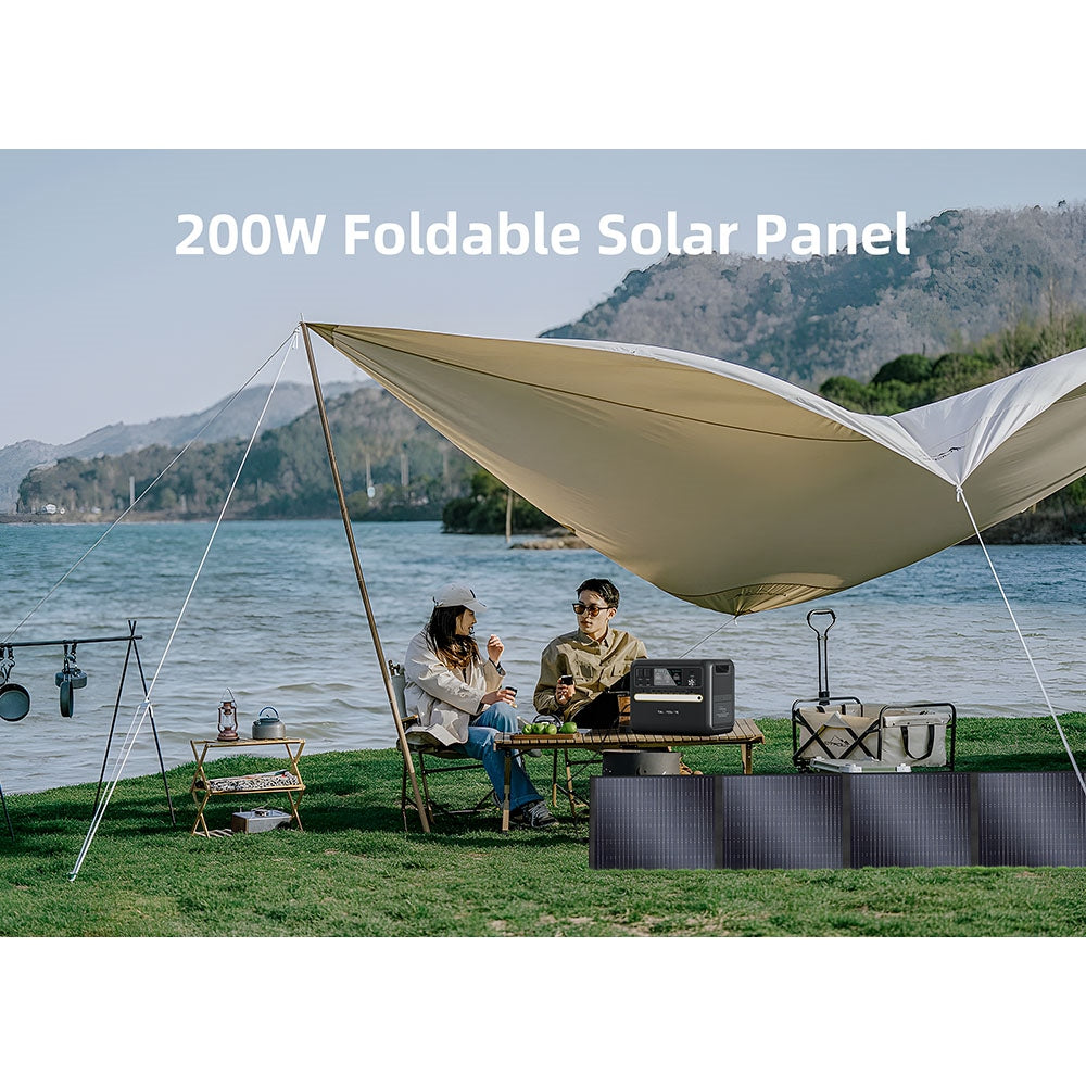 TALLPOWER TP200 200W Portable Foldable Solar Panel, Portable Solar Charger, 24% Energy Conversion Efficiency