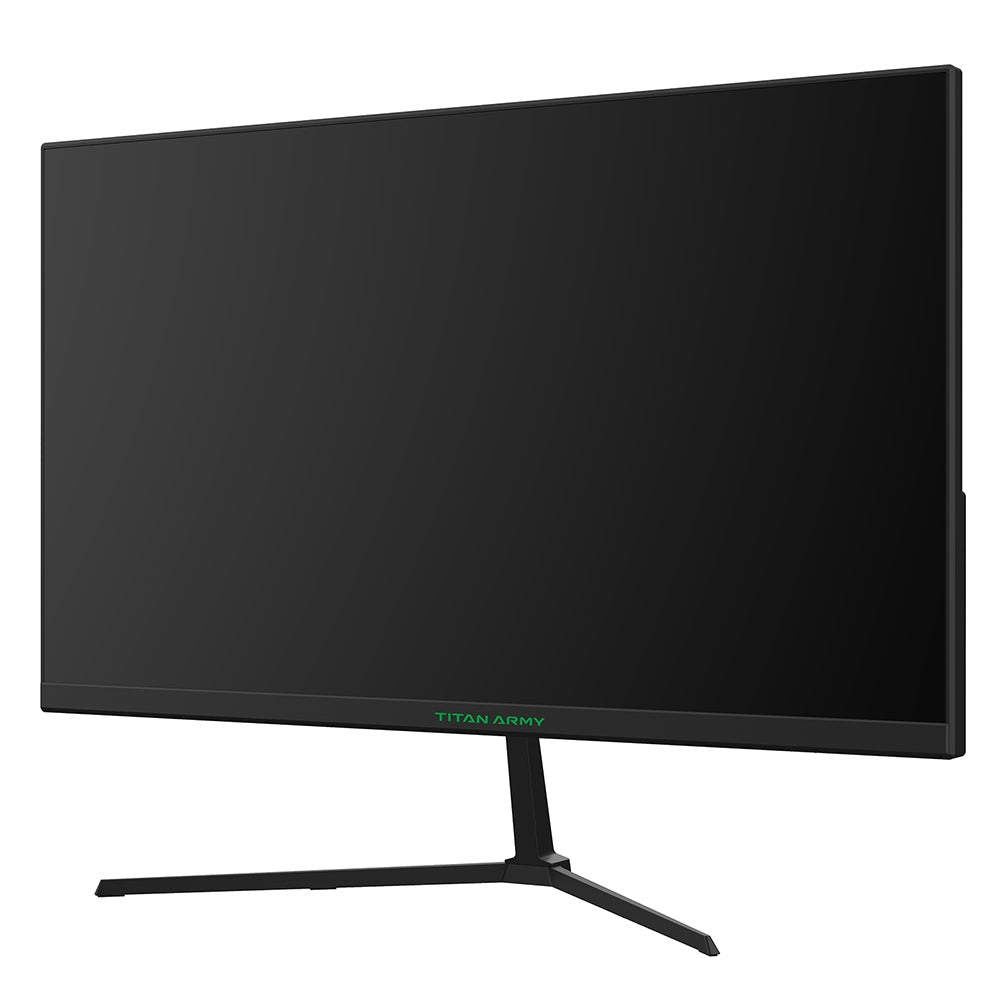 TITAN ARMY P24H2P Gaming Monitor, 24-Inch IPS Panel, 100Hz Refresh, 1920x1080 FHD Resolution, 99% sRGB, Adaptive Sync, Intelligent DCR Optimization, Low-blue Light, 1*HDMI1.4 1*VGA 1*Audio, Tilt Adjustment VESA Mount