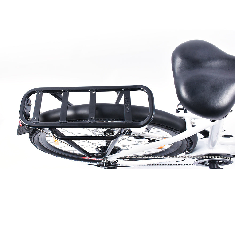 TTGO LK-ZZ-28ST Electric Bike, 250W Motor, 36V 20AH Battery, 700C*45C Tires, 25km/h Max Speed, 180km Range, Hydraulic Disc Brake, Shimano 9 Speed, LCD Display - Black