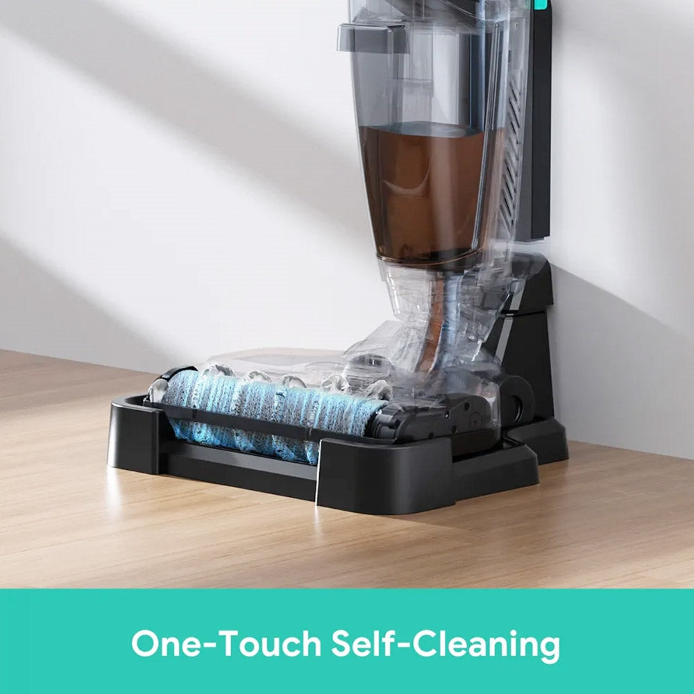 Tesvor R5 Cordless Wet Dry Vacuum Cleaner, 13000Pa Suction, Self-Cleaning, 900ml Water Tank, Smart Dirt Sensor, 45min Max Runtime, 3800mAh Battery, Voice Control, LED Display