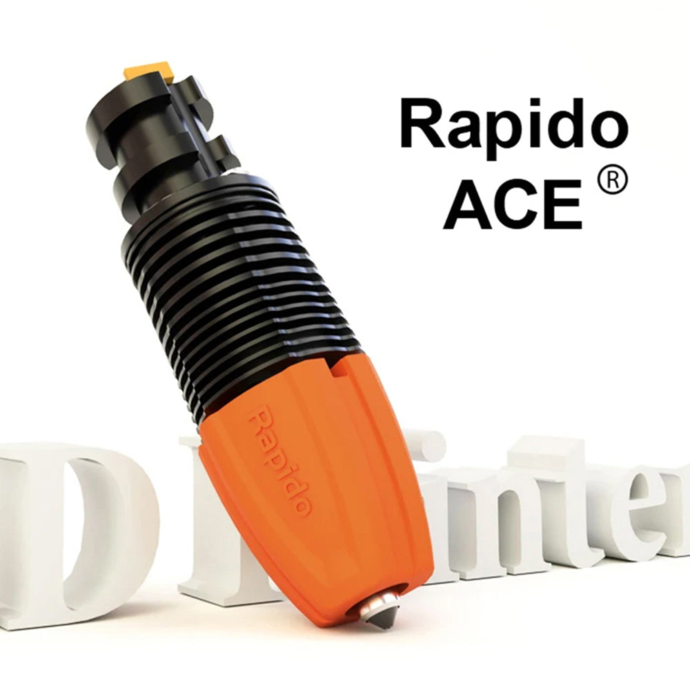 Trianglelab Rapido ACE HF Hotend - PT1000 Thermistor, Compatible with Dragon/Rapido, V6 Adapter