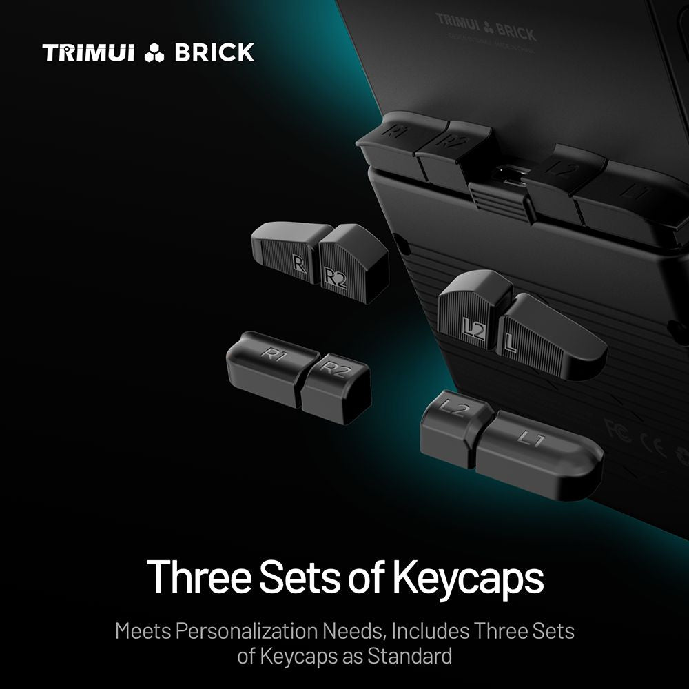 Trimui Brick Handheld Game Console, 256GB TF Card, 3.2-inch 1024*768 IPS Screen, 8GB eMMC Storage, 5 Hours Battery Life, Type-C Fast Charging - Black