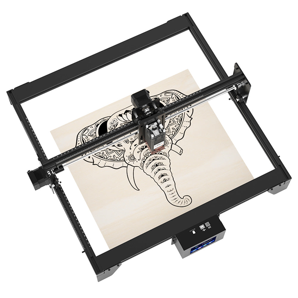 TRONXY Marker40 5.5W DIY Laser Engraver Cutter, 0.15 Fixed Focus Laser, 3.5in Touchscreen, 0.01mm Accuracy, 420x400mm
