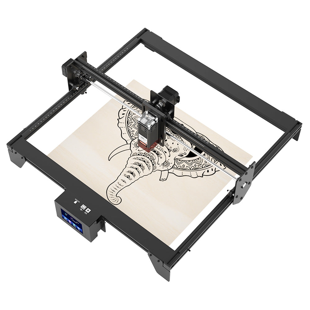 TRONXY Marker40 5.5W DIY Laser Engraver Cutter, 0.15 Fixed Focus Laser, 3.5in Touchscreen, 0.01mm Accuracy, 420x400mm