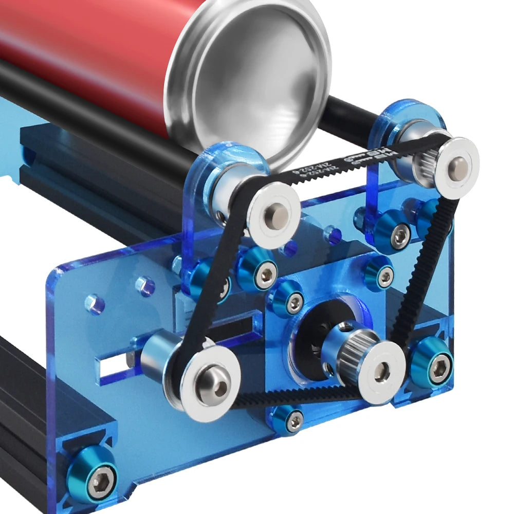 TWOTREES Universal Laser Engraver Rotary Roller Y-Axis Laser Rotary Shaft 360 Degree Rotating For Engraving Cylindrical Objects
