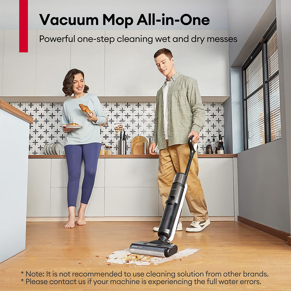 Ultenic AC1 Elite Cordless Vacuum And Mop with Self-Cleaning, Up to 50min Runtime, Smart Dirt Detection, 3 Cleaning Mode, LCD Display, Dual Tank, Self-propelled, Great for Hard Floors and Sticky Messes