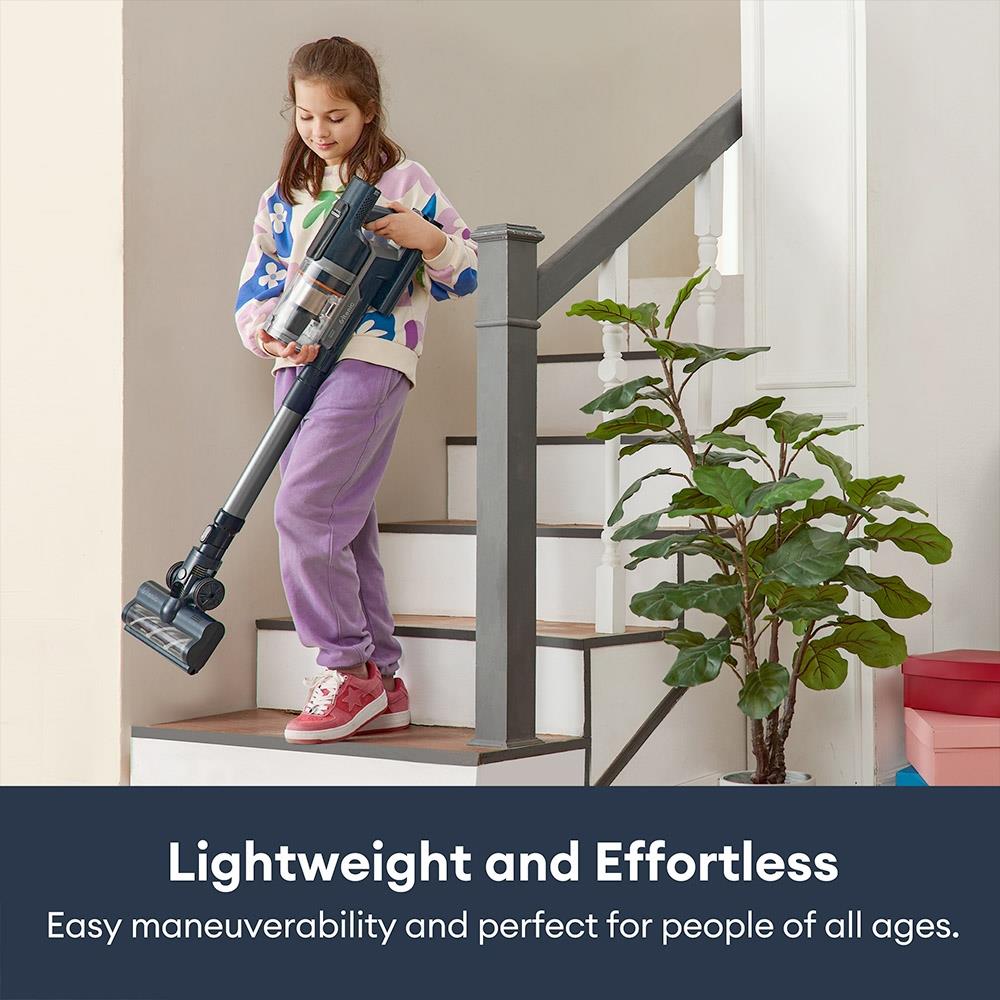 Ultenic FS1 Cordless Vacuum Cleaner with Auto-Empty Station, 30KPa Suction, 450W Motor, 4 Speed Modes, 5-Layer Filtration, Up to 60 Mins Runtime, Removable Battery, Touchscreen