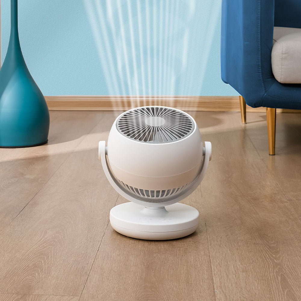 Xiaoda Feiyue C08 Desktop Portable Air Circulation Fan, 3 Gears Wind, Timing Function, Shaking Head Around - Charging Version
