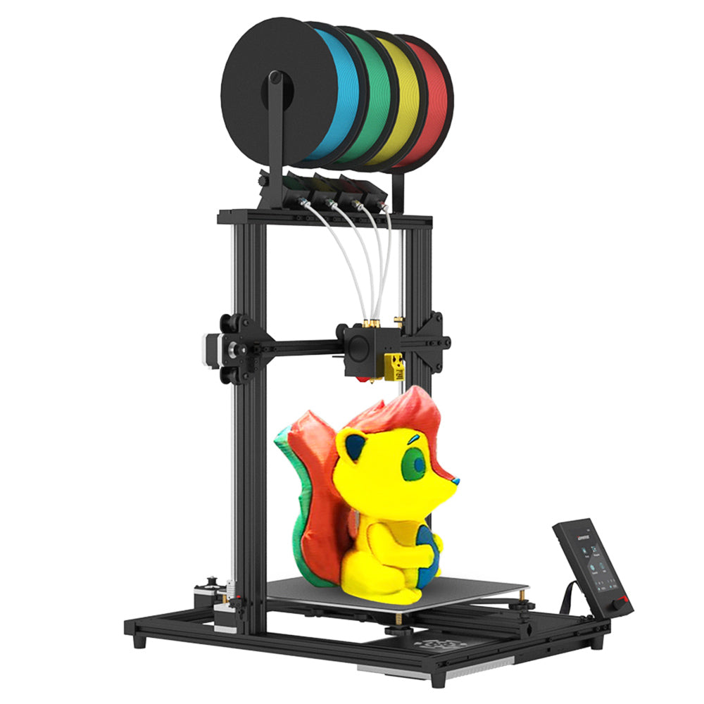 Zonestar Z8PM4 Pro 4 Titan Extruders 3D Printer, 4 in1 out Color-Mixing, Auto Leveling, 32Bit Mainboard, LCD Screen, Open Source, 300*300*400mm