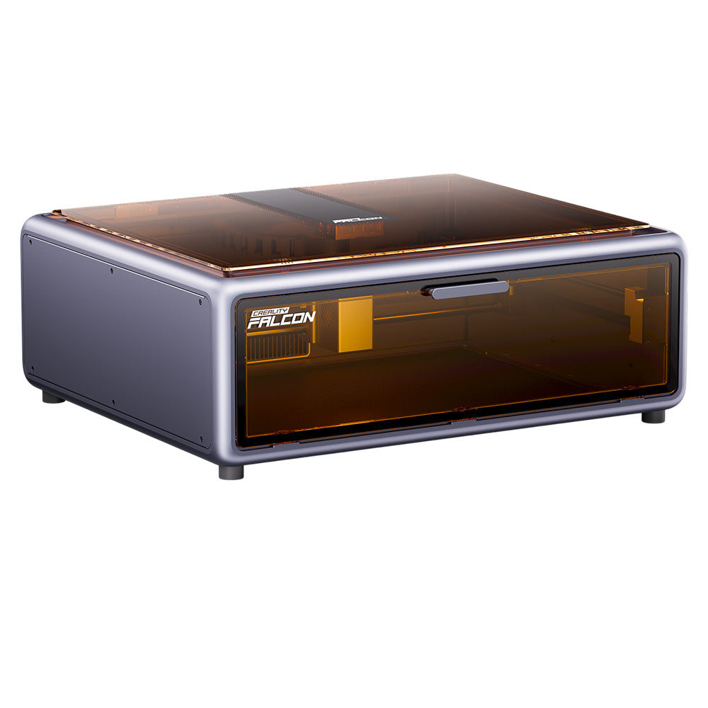 Creality Falcon A1 10W FDA Class 1 Laser, 600mm/s Fast Engraving, Built-in Camera, Smart Material Detection Eye-Protection Cover,  0.06 - 0.08mm Compressed Spot, Extraction Fan, 305*381mm